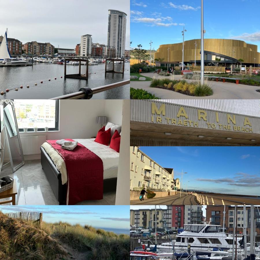 Swansea Bay, Marina & Arena View Mins To Beach & City المظهر الخارجي الصورة